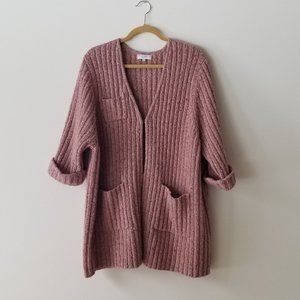 Opening Ceremony Speckled Wool Oversized Cardigan